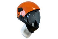 Hard Hat with 30cal integral visor. Meets IEC 62819